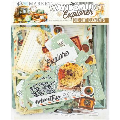 49 And Market Wanderlust Explorer - Die-Cut Elements